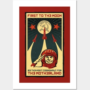 First to the Moon Posters and Art